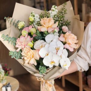 Seasonal Pastel Bouquet | Bitolia Flower Boutique